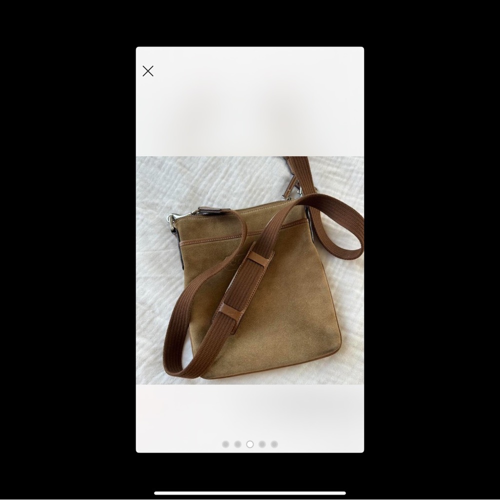 Coach Vintage Suede Crossbody — a gentle reminder of timeless elegance - Picture 3 of 5
